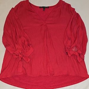 WHBM Long Sleeve Tie Cuff Top ❤️